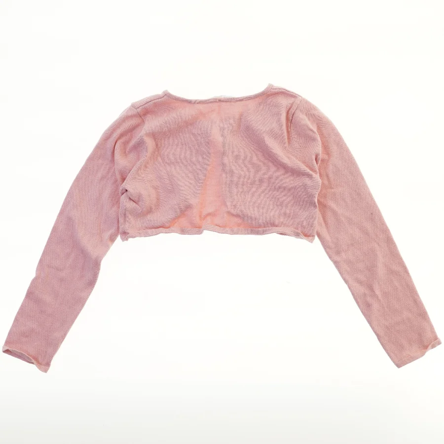 Langærmet kort cardigan fra H&M (str. 134)