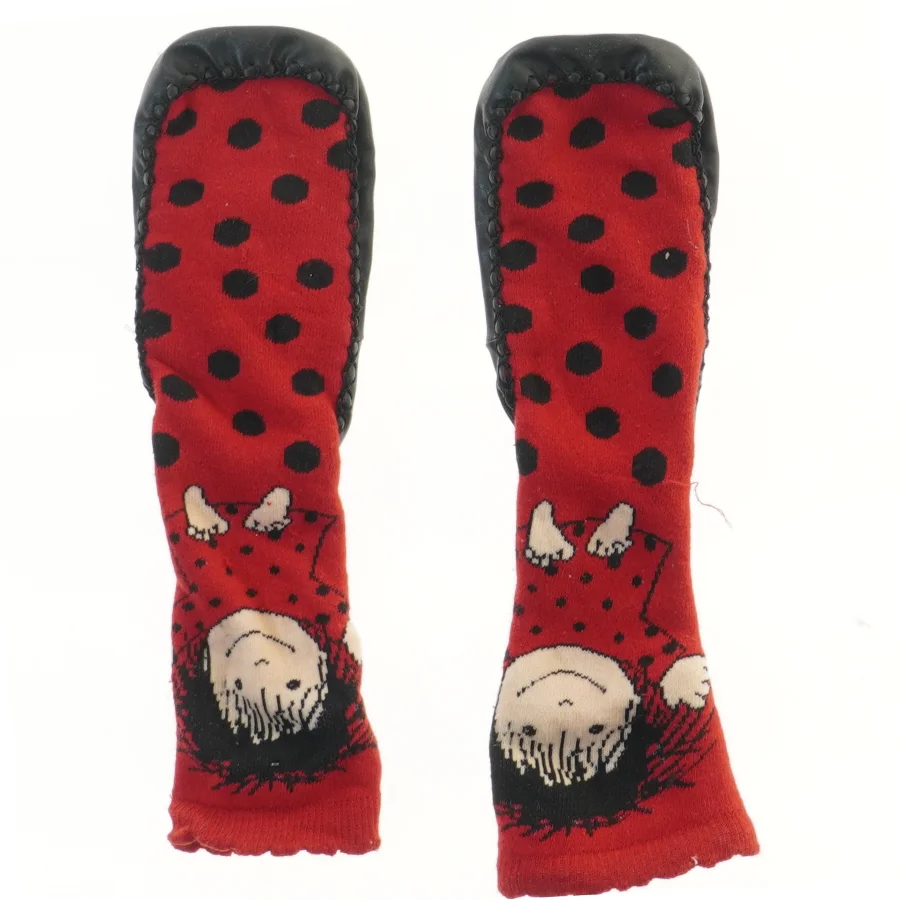 Røde børnesutsko med figurer fra Cirkeline (str. fod 17,5 cm)