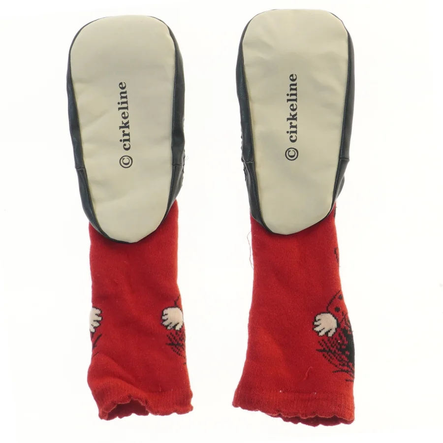 Røde børnesutsko med figurer fra Cirkeline (str. fod 17,5 cm)