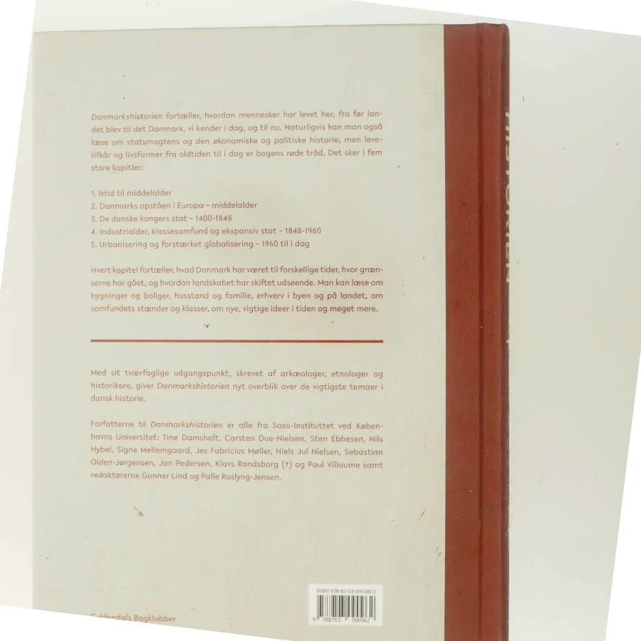 Danmarkshistorien : samfund, livsformer og politik (Bog)