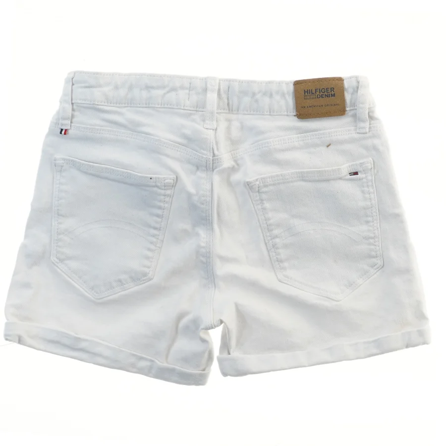 Hvide denim shorts fra Tommy Hilfiger (str. 164)
