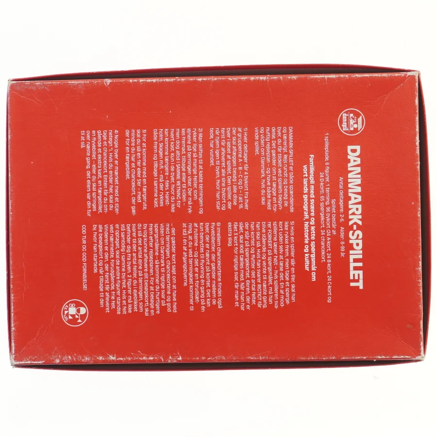 Danmark-spillet brætspil (str. 39x28 cm)