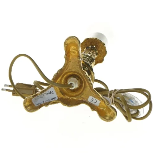 Klassisk bordlampe med pære (str. 35 cm)