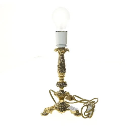 Klassisk bordlampe med pære (str. 35 cm)