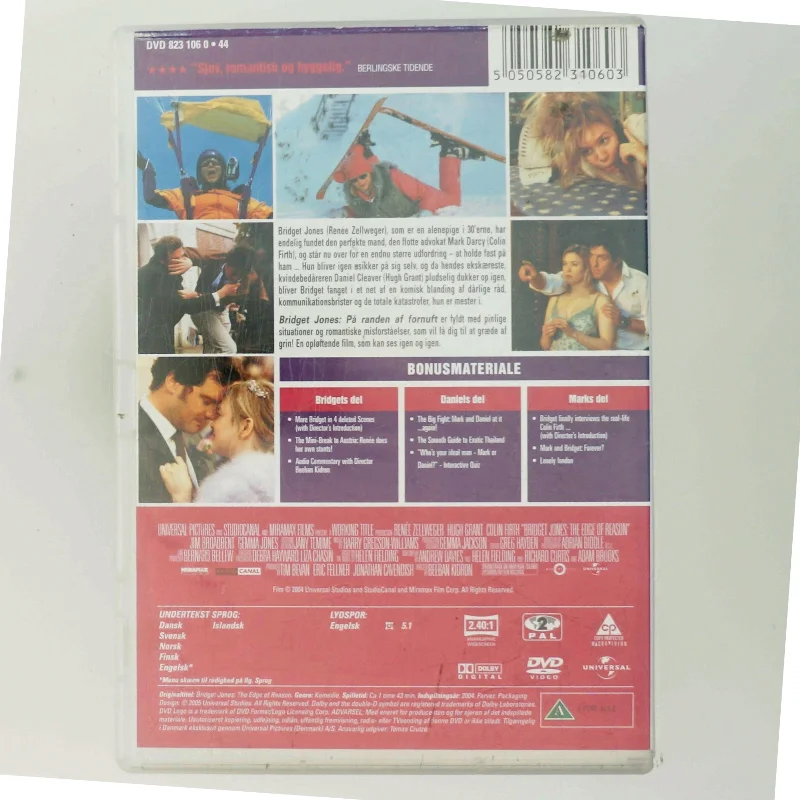 Bridget Jones - På randen af fornuft (DVD) med Renée Zellweger (DVD)