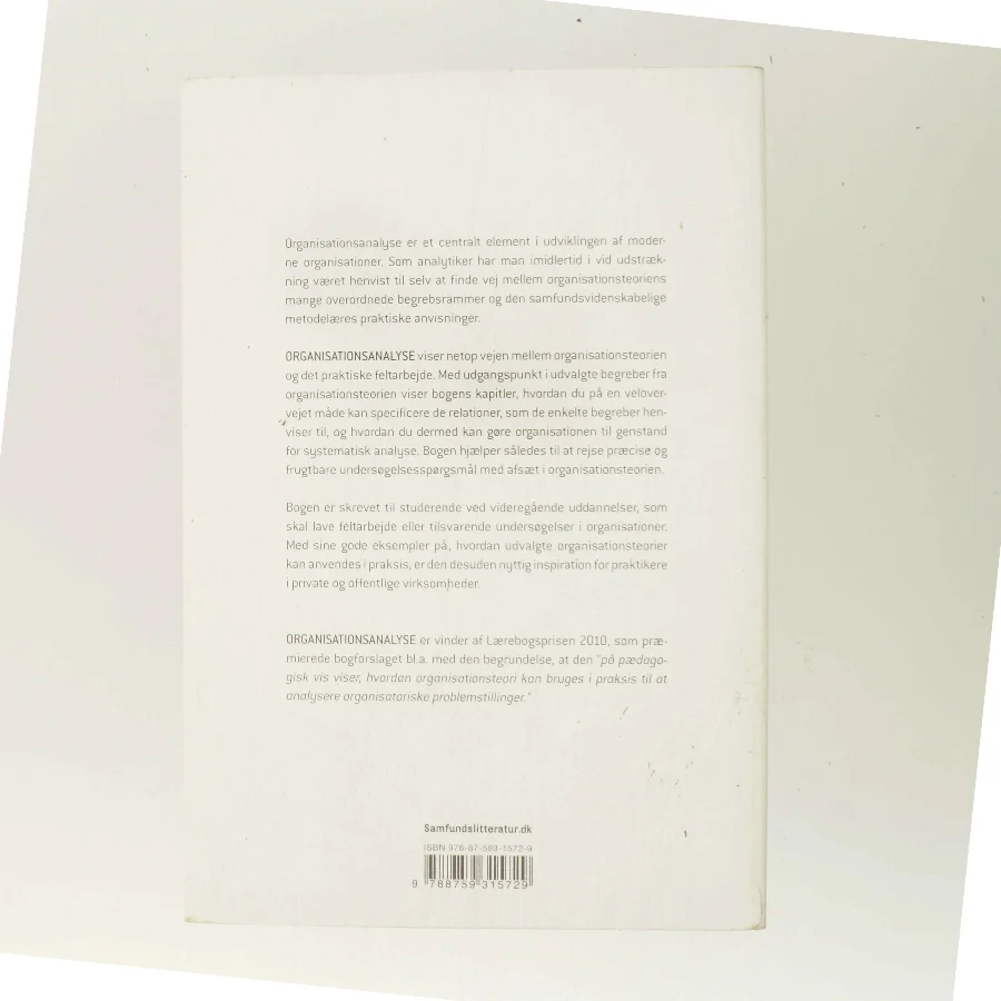 Organisationsanalyse af Christian Frankel, Kjeld Schmidt (ed.) (Bog)