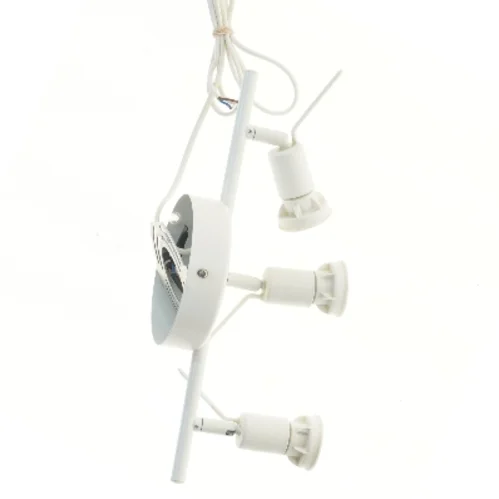 Hvid LED Væglampe med tre spots (str. 36x13 cm)