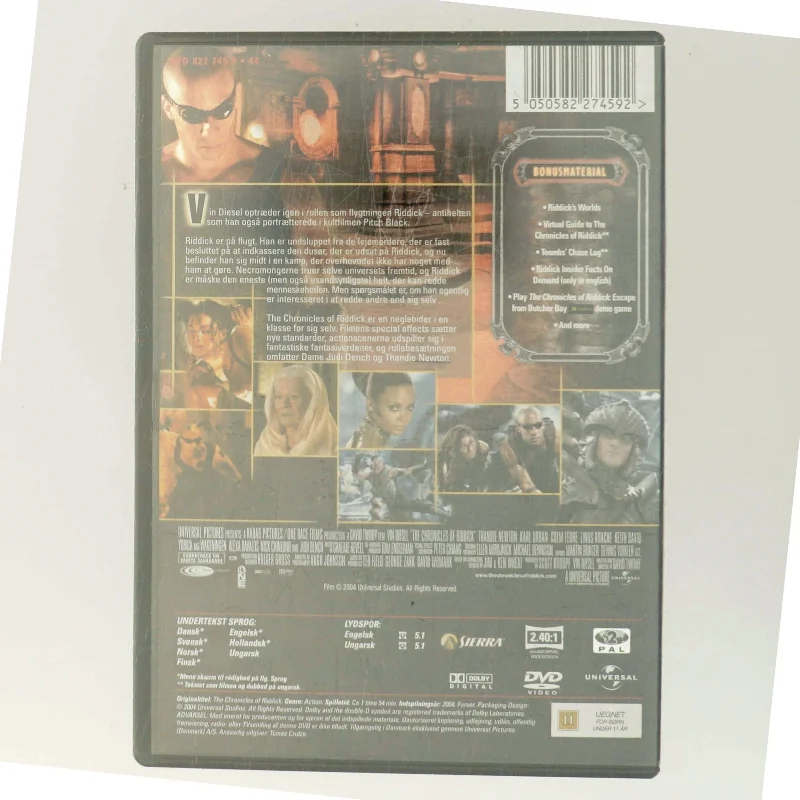 Chronicles of Riddick med Vin Diesel (DVD)