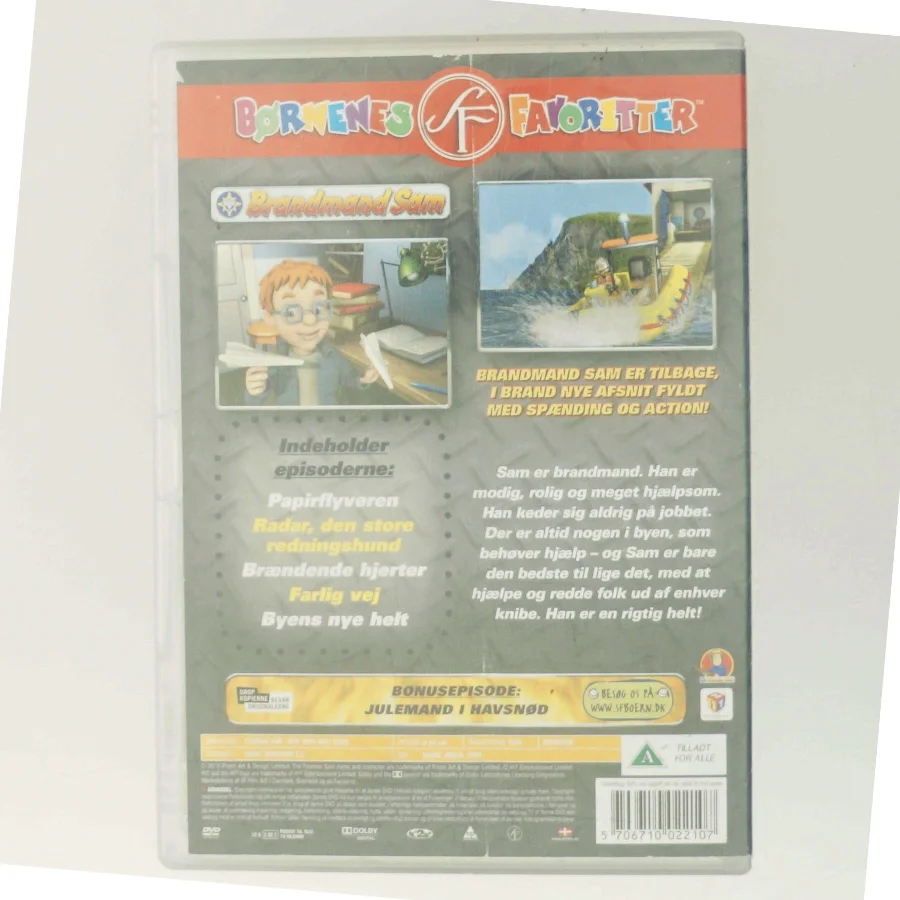 Byens Nye Helt med Brandmand Sam (animeret karakter) (DVD)