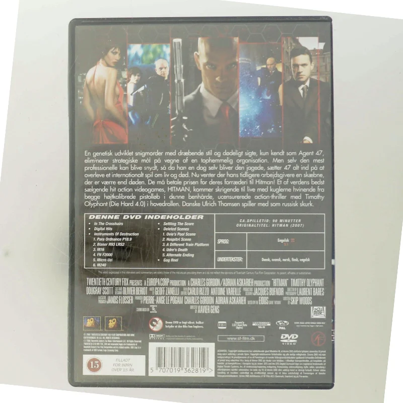 Hitman med Timothy Olyphant (DVD)