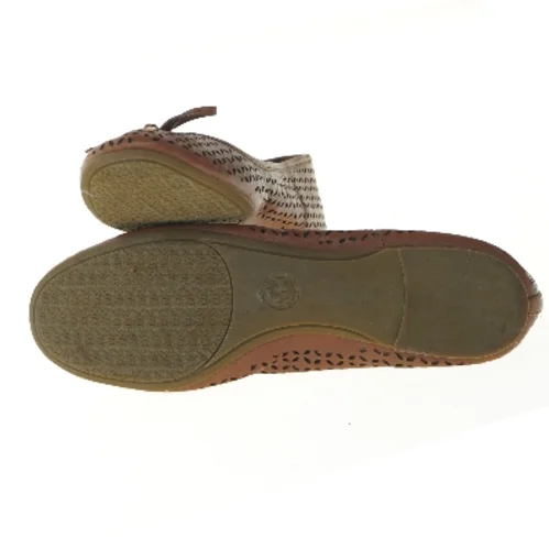 Flade sko med sløjfe og perforeret design fra Michael Kors (str. fod 28,5 cm)