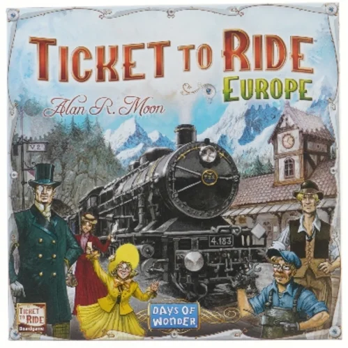 Ticket to Ride Europe brætspil (str. 30x30 cm)