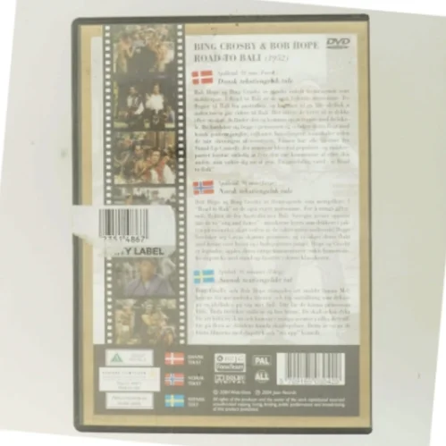 Road to Bali med Bing Crosby (DVD)