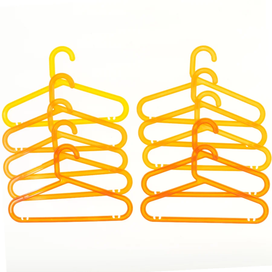 Bøjler i plast, 10 stk (str. 10 stk 33,5 cm)