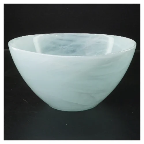 Lyseblå glasskål Ø21,5 cm (str. Ø 21,5 cm)