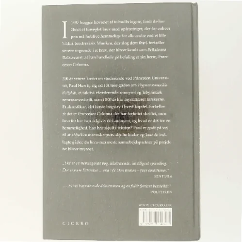 Belladonna Dokumentet (Bog)