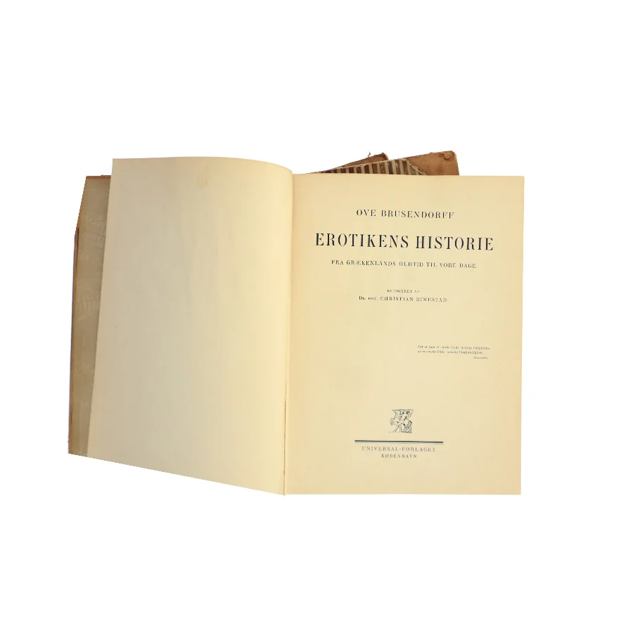 Erotikens Historie af Ove Brusendorff (Bog)