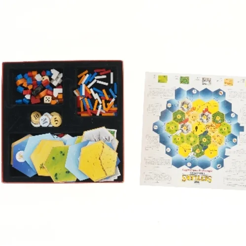 The Settlers Fra Catan brætspil (str. 27x27 cm)