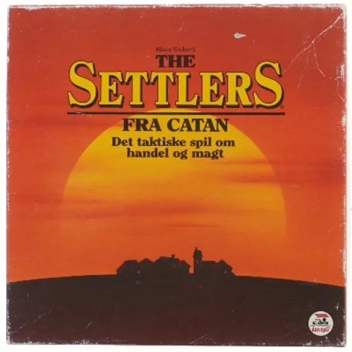 The Settlers Fra Catan brætspil (str. 27x27 cm)