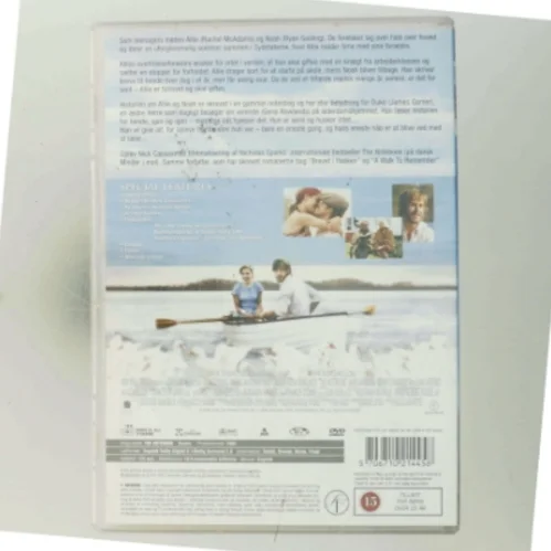 The Notebook med Ryan Gosling (DVD)