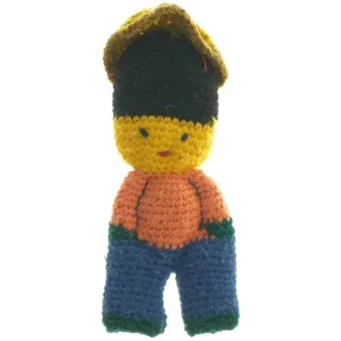Hæklet dukke (str. 16,5 cm)