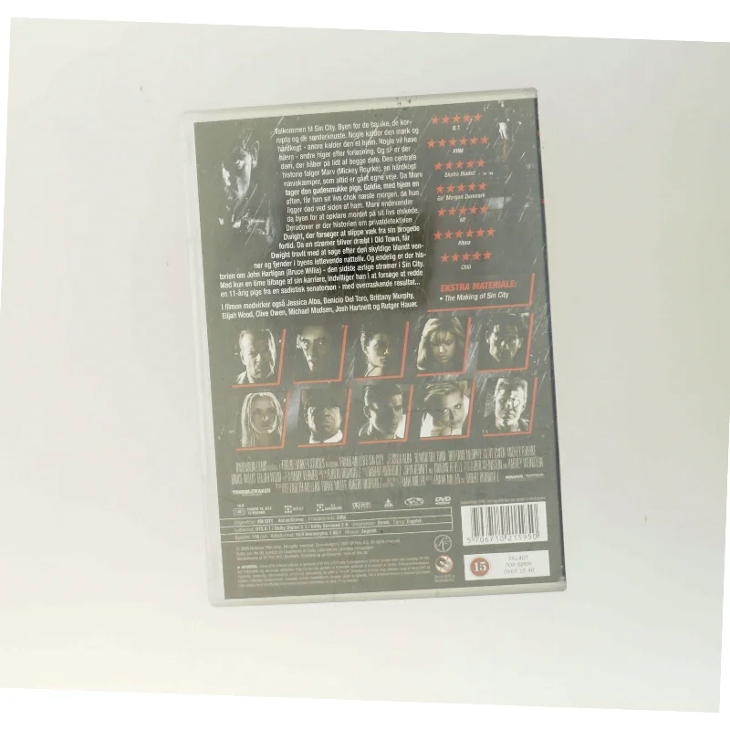 Sin City med Bruce Willis (DVD)