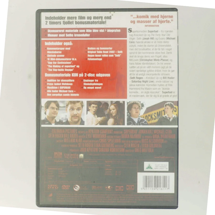 - Superbad med Jonah Hill (DVD)