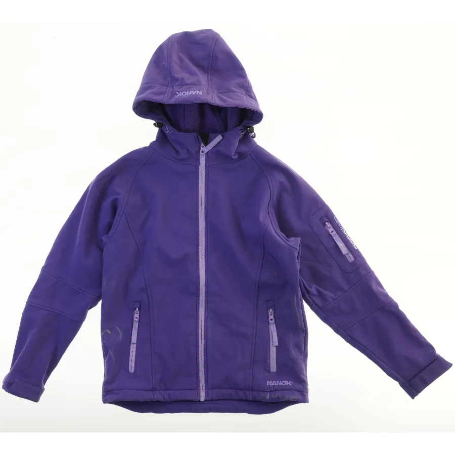 Softshelljakke med hætte fra NANOK (str. 140)