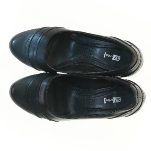 Sort damesko med hæl fra Units (str. 37 )