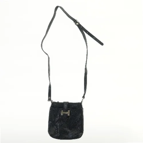 Lille sort skuldertaske (str. 18x21 cm)