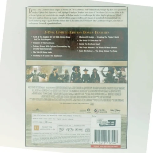 Pirates of the Caribbean: at World's End (Pirates of the Caribbean 3: ved Verdens Ende) med Johnny Depp (DVD)