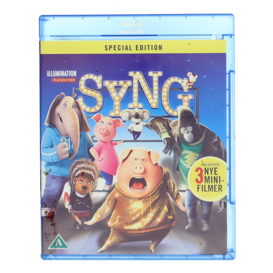 Syng                                        <span class="label label-blank pull-right" style="margin-right: 3px;">Special edition</span> med Matthew McConaughey (DVD)