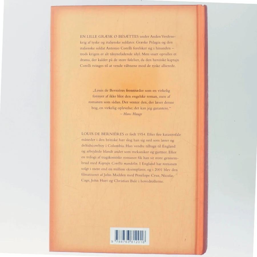 Kaptajn Corellis Mandolin af Louis de Bernières (Bog)