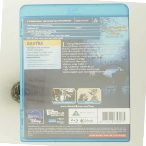 Lady og Vagabonden Blu-Ray (DVD)