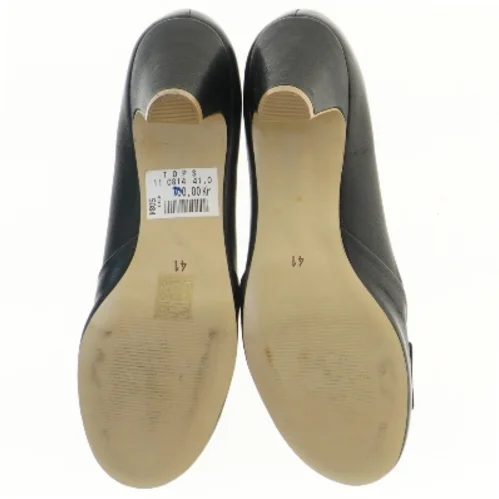 Sorte damepumps med sløjfe fra MARY B (str. 41 )