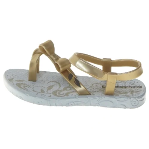 Guldfarvede sandaler med sløjfe fra Ipanema (str. 22-23 cm)