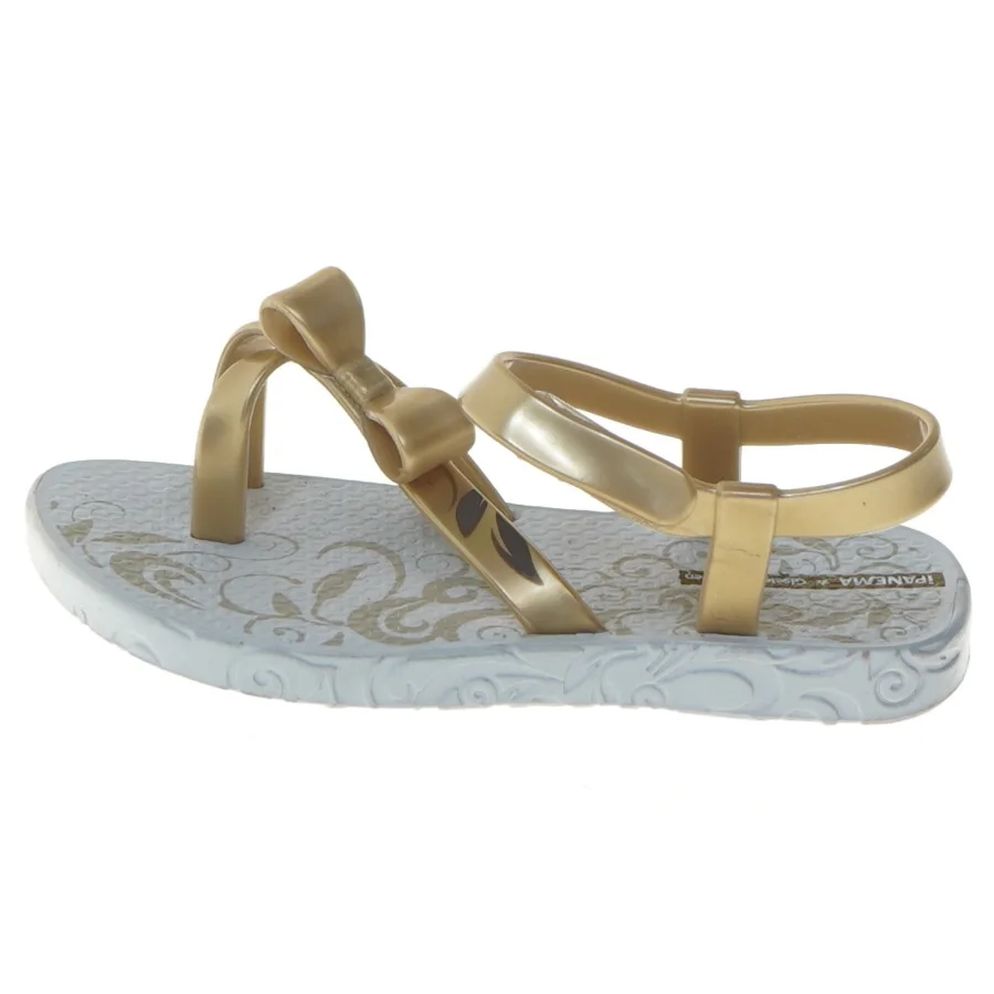 Guldfarvede sandaler med sløjfe fra Ipanema (str. 22-23 cm)