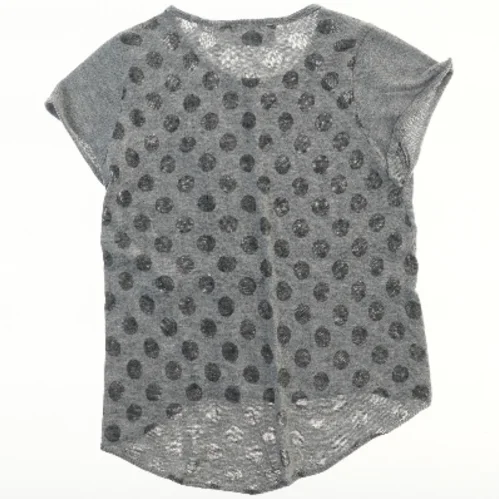 Grå T-shirt med prikker fra Molo (str. 110)