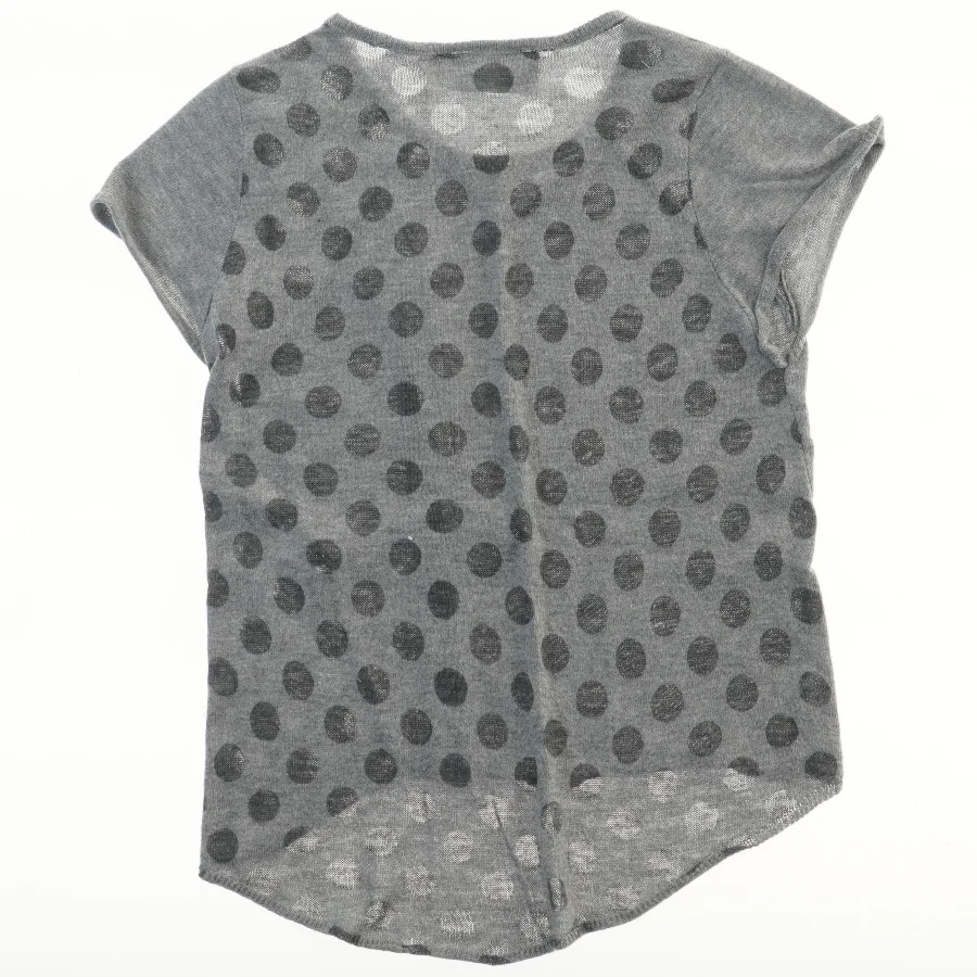 Grå T-shirt med prikker fra Molo (str. 110)