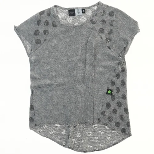 Grå T-shirt med prikker fra Molo (str. 110)