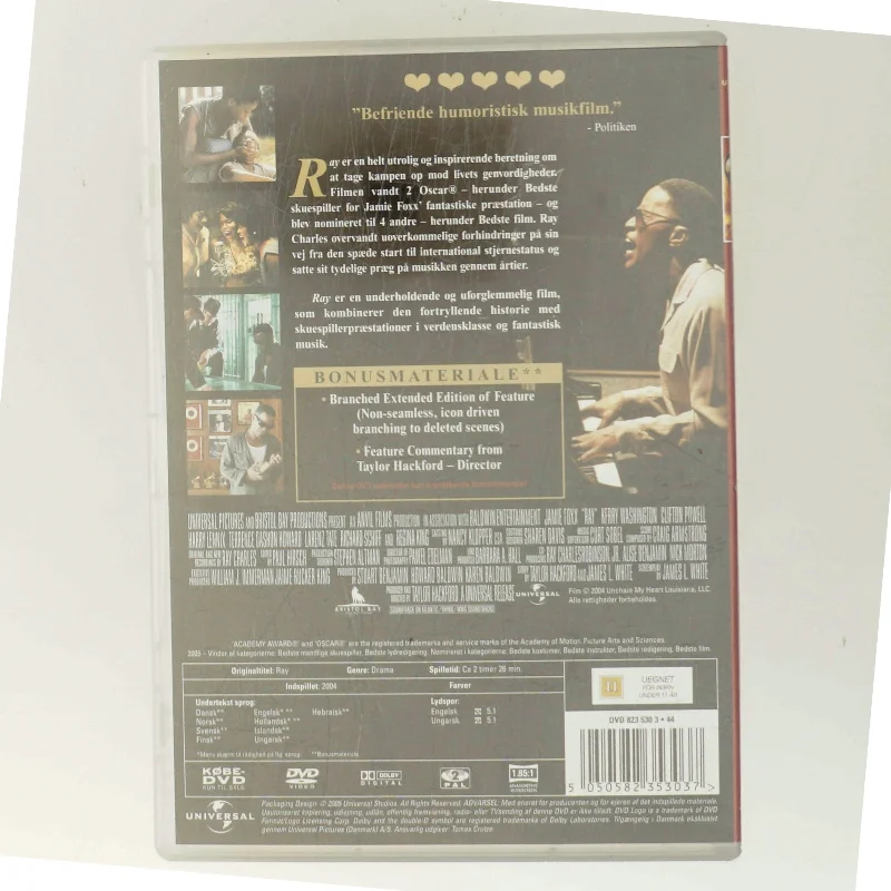 Ray med Jamie Foxx (DVD)