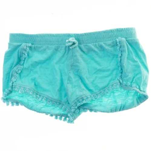 Turkise shorts med elastik og kvastkant fra Jumbo (str. 104)