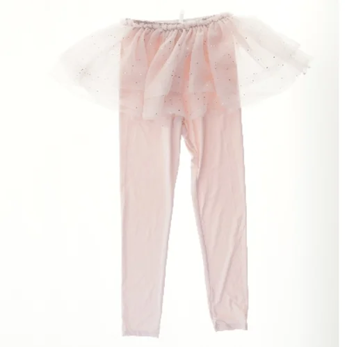 Rosa leggings med tylskørt fra H&M (str. 134)
