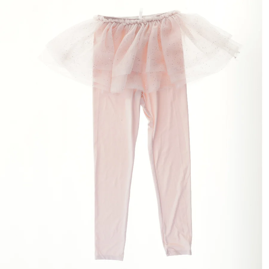 Rosa leggings med tylskørt fra H&M (str. 134)