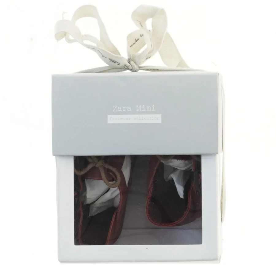 Babysko i læder, str. 12 cm fra Zara (str. fod 12 cm)