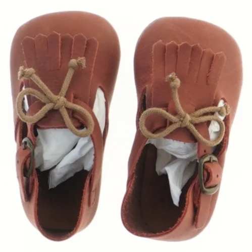 Babysko i læder, str. 12 cm fra Zara (str. fod 12 cm)