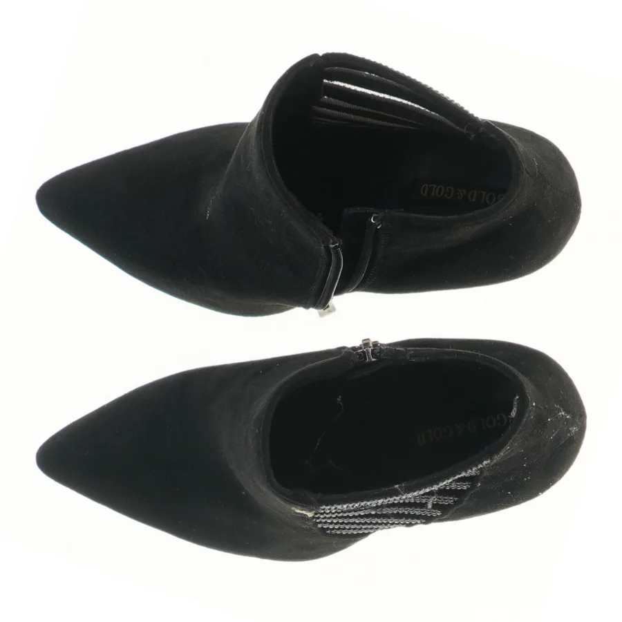 Sort ankelstøvler med hæl fra Coop (str. 39 )