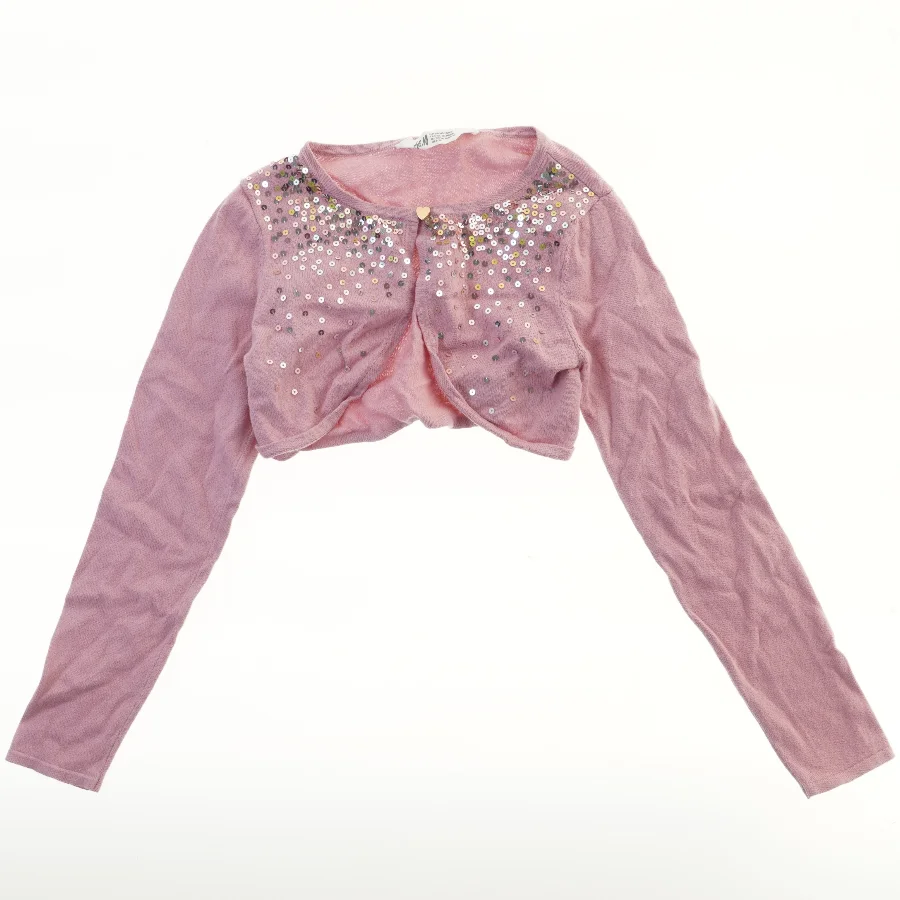 Bolero med pailletter fra H&M (str. 134)