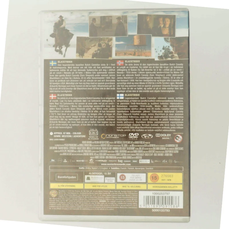 Blackthorn med Sam Shepard (DVD)