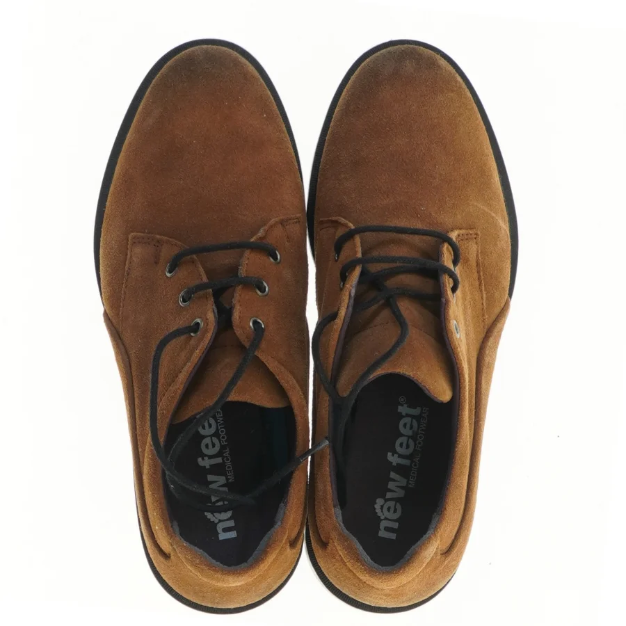 Brune ruskindsko størrelse 38 fra New Feet (str. 38 )